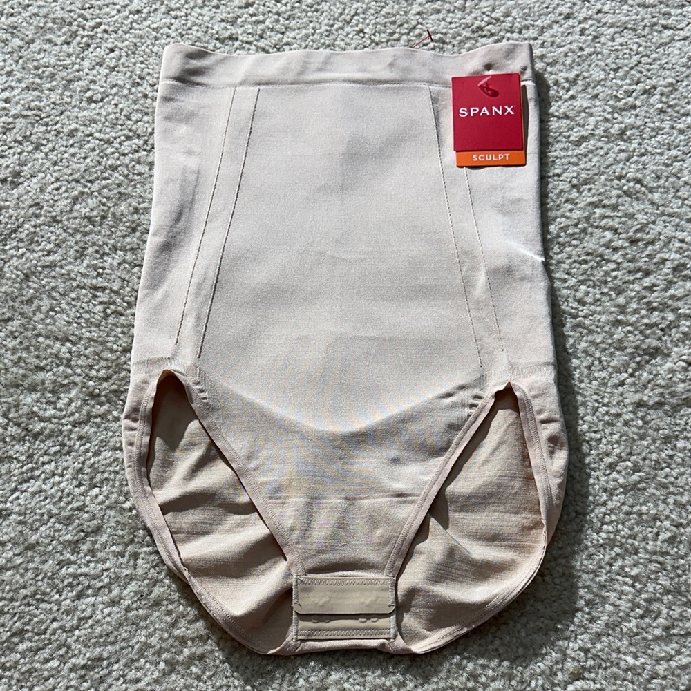 SPANX High-Waisted Brief in Soft Nude